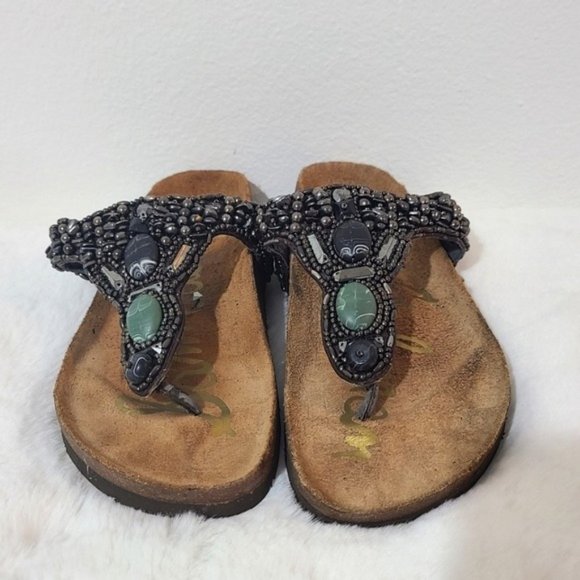 Sam edelman Rhinestone Sandals Leather, size - Picture 2 of 10